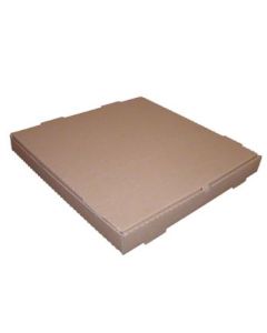12" Kraft Corrugated Pizza Box Plain (50)