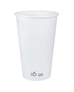 16oz Paper Hot Cup White Singlewall(1000)
